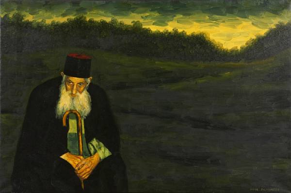 Appraisal: Meir Pichhadze Israeli born Portrait of a cleric in an