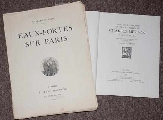 Appraisal: French Artists Two titles relating to Charles Meryon Charles Meryon