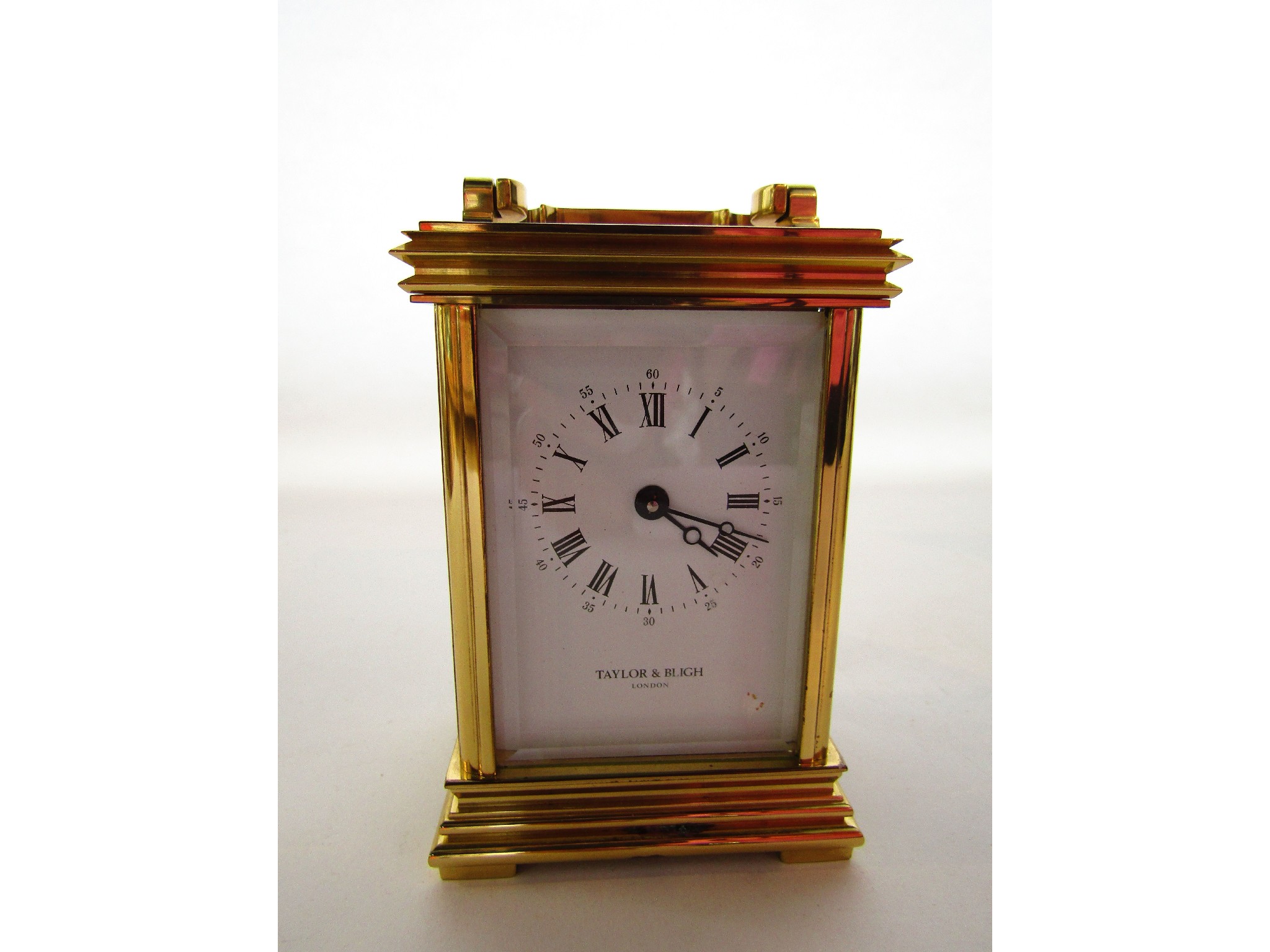 Appraisal: A good quality th century carriage clock by Taylor Bligh