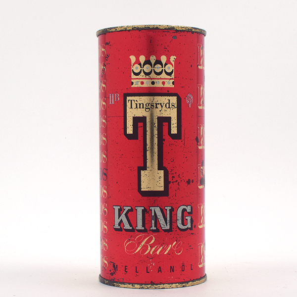 Appraisal: Tingsryds King Beer Pint Swedish Flat TopReference USBC UnlistedBrewery Tingsryds