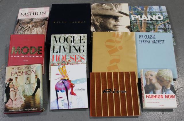 Appraisal: Lot of Assorted Books RIVA MODE Charlotte Seeling POIRET Zandra