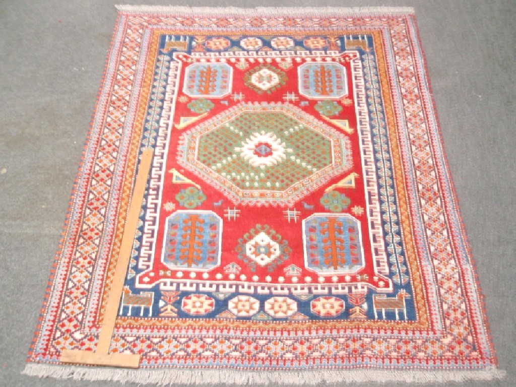 Appraisal: A Tekka design rug cm x cm