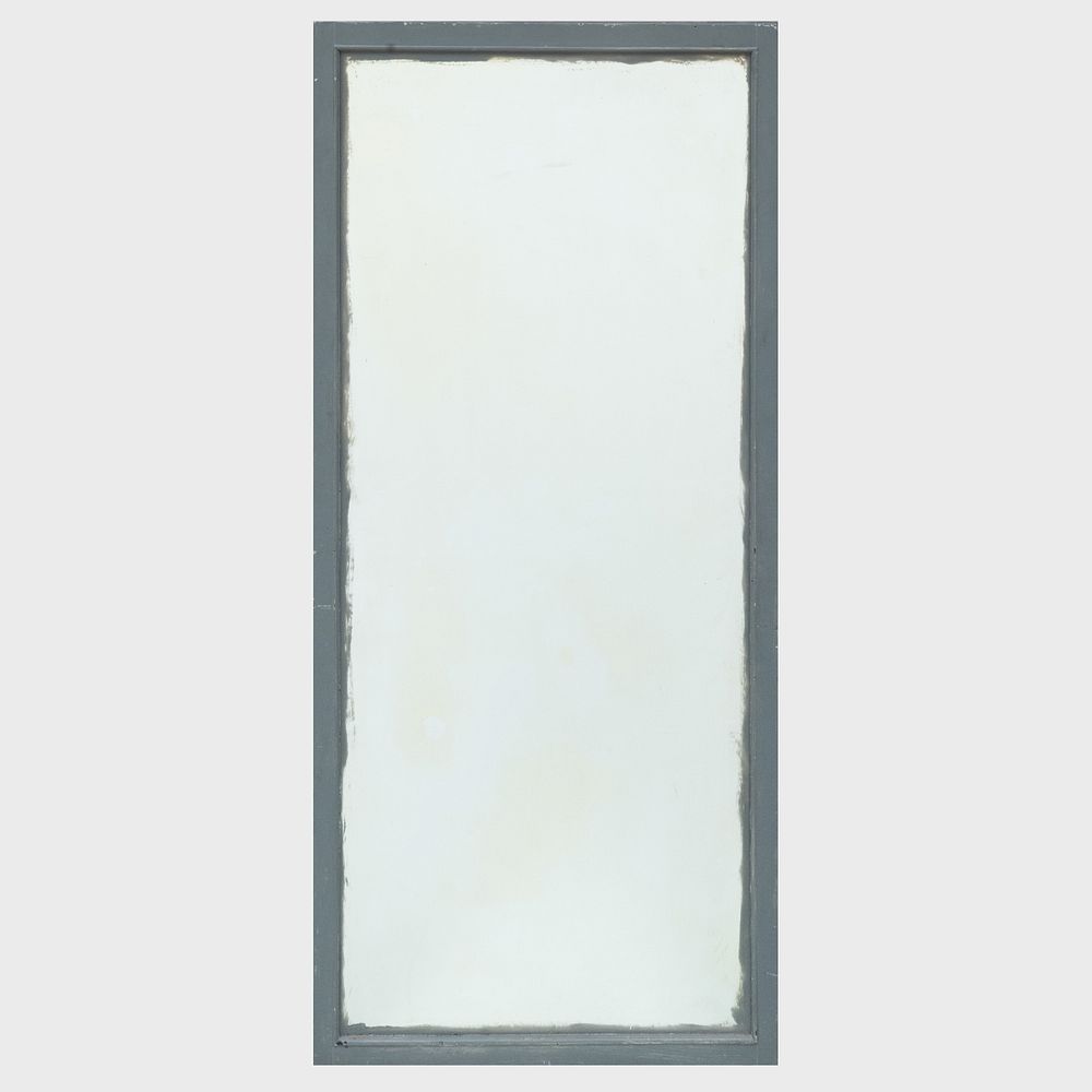 Appraisal: Modern Double Sided Grey Painted Mirror ft in x in