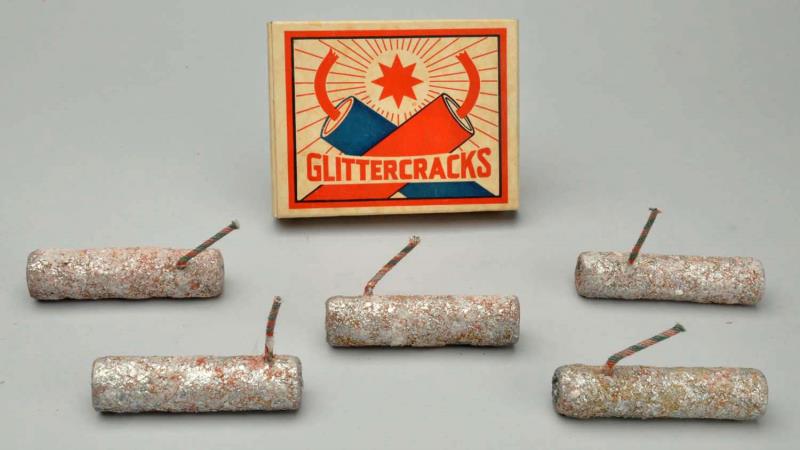 Appraisal: Rare Obscure Star Brand Glittercrackers Full box of big x