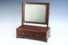 Appraisal: MIRROR - Federal period mahogany shaving mirror with adjustable mirror