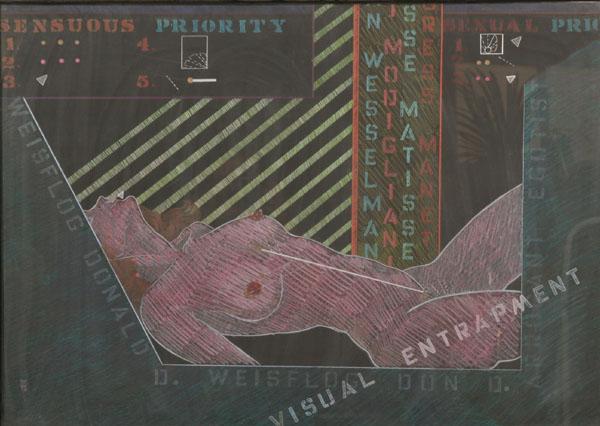 Appraisal: Don Weisflog American - Sensuous Priority Visual Entrapment pastel x