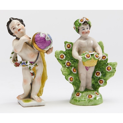 Appraisal: A Samson porcelain figure of a child holding a globe