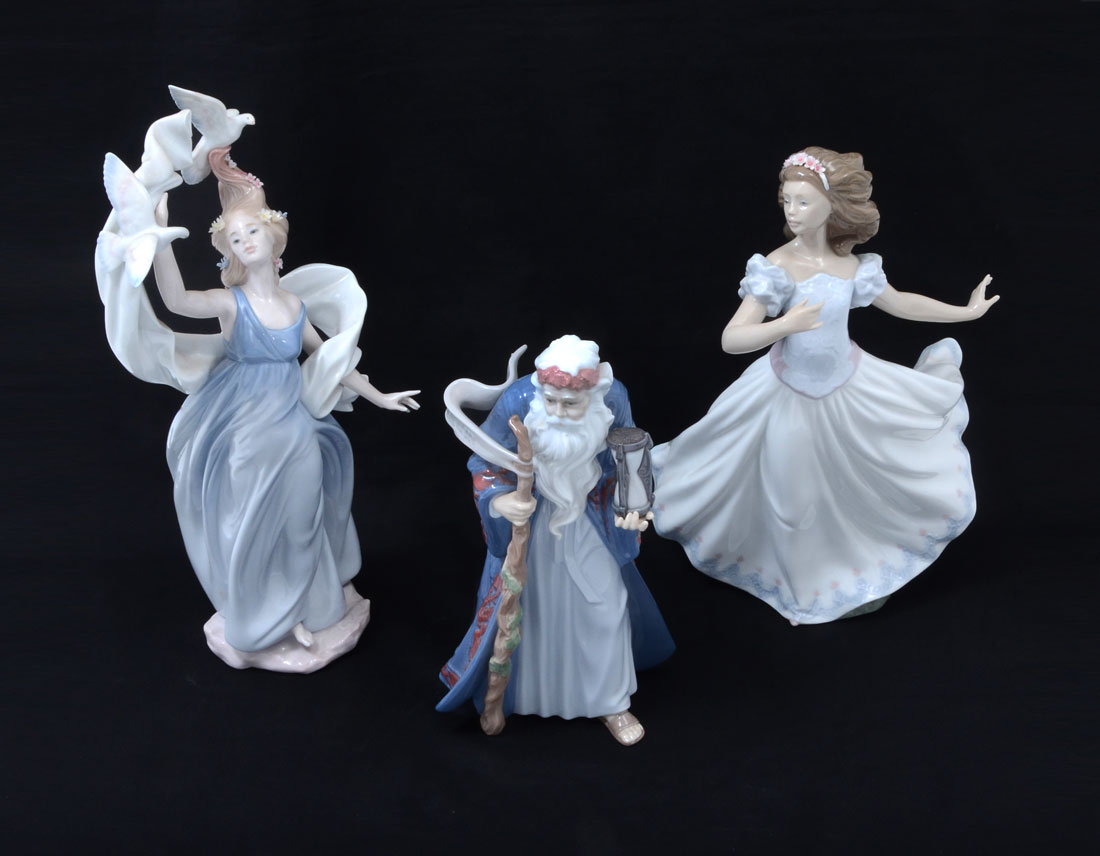 Appraisal: LLADRO PORCELAIN FIGURINES pieces total to include Sweet Sixteen issued