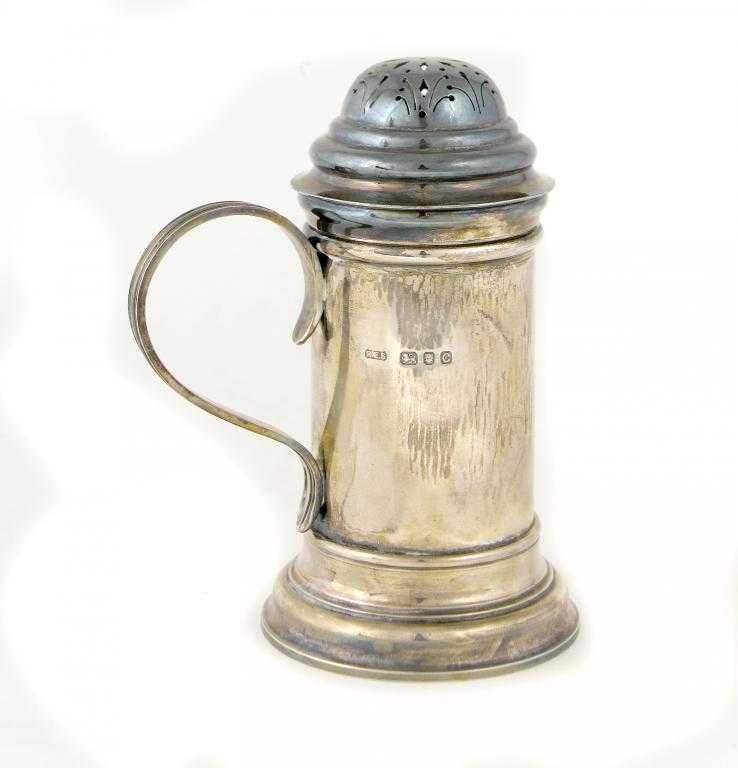 Appraisal: A GEORGE VI SILVER CASTER BY REX STONE in the