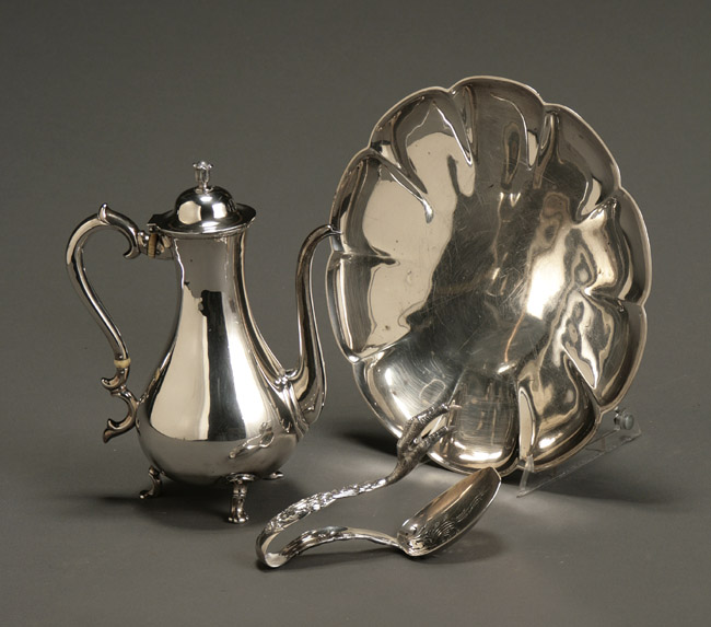 Appraisal: Group of Three Tiffany Co Sterling Table Articles New York