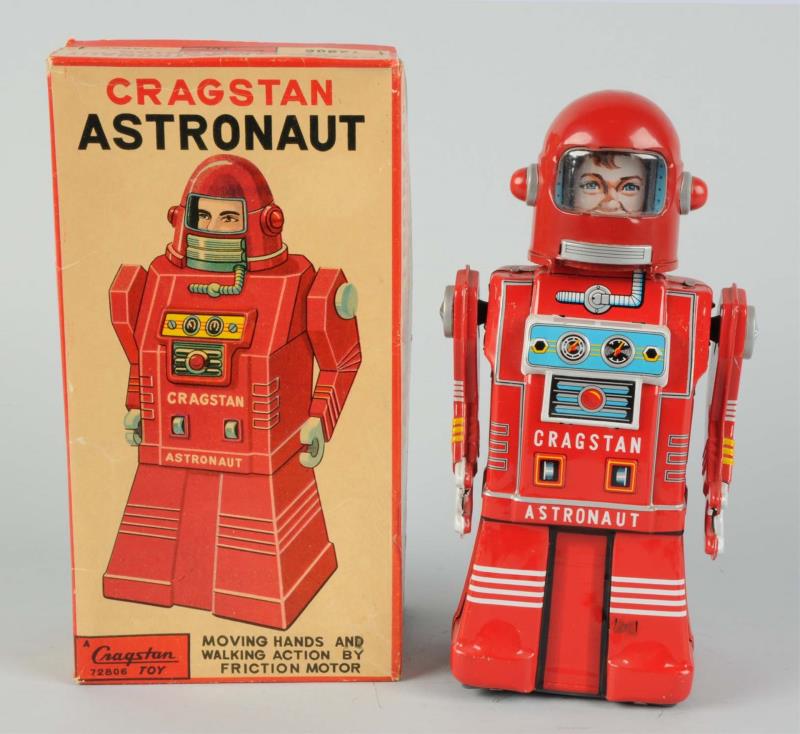 Appraisal: Japanese Tin Litho Cragstan Astronaut O B In original box