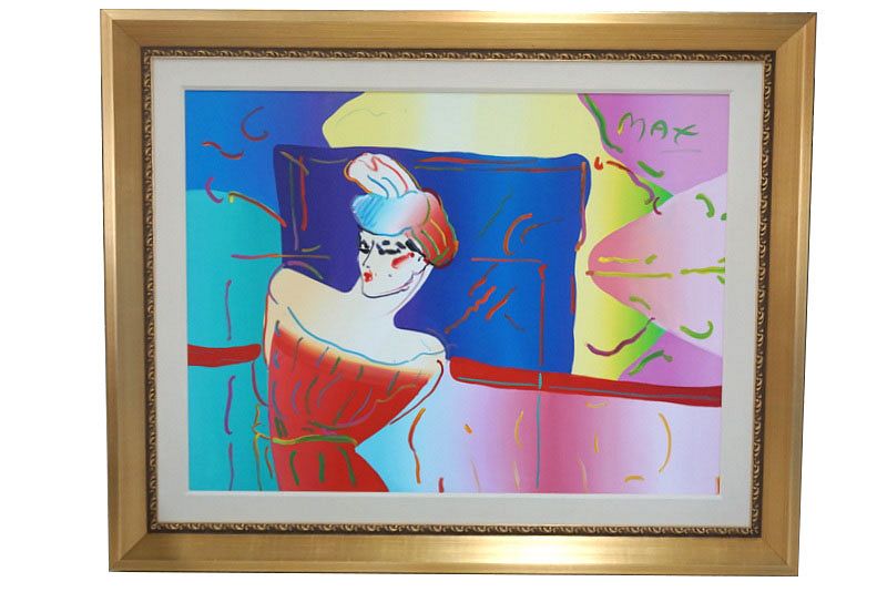 Appraisal: LARGE Peter Max AMERICAN b Dragon Lady Peter Max AMERICAN