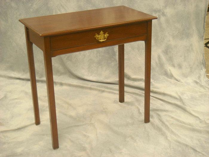 Appraisal: Kittinger one drawer side table pattern TA w x d