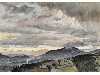 Appraisal: DAME LAURA KNIGHT DBE RA - STORMY LANDSCAPE signed and