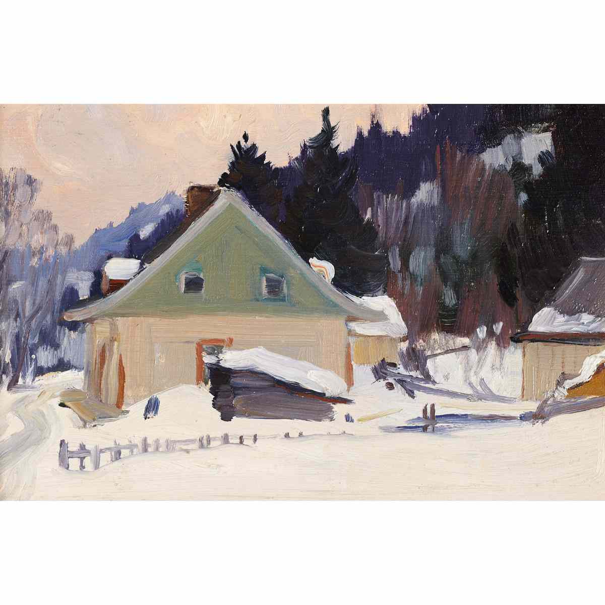 Appraisal: CLARENCE ALPHONSE GAGNON R C A LA MAISON AU PIQUE