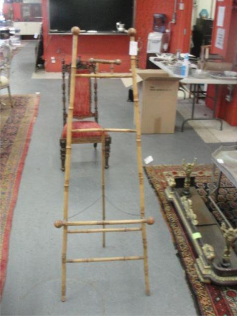 Appraisal: Victorian Bamboo Easel From a Sherman CT estate Dimensions h