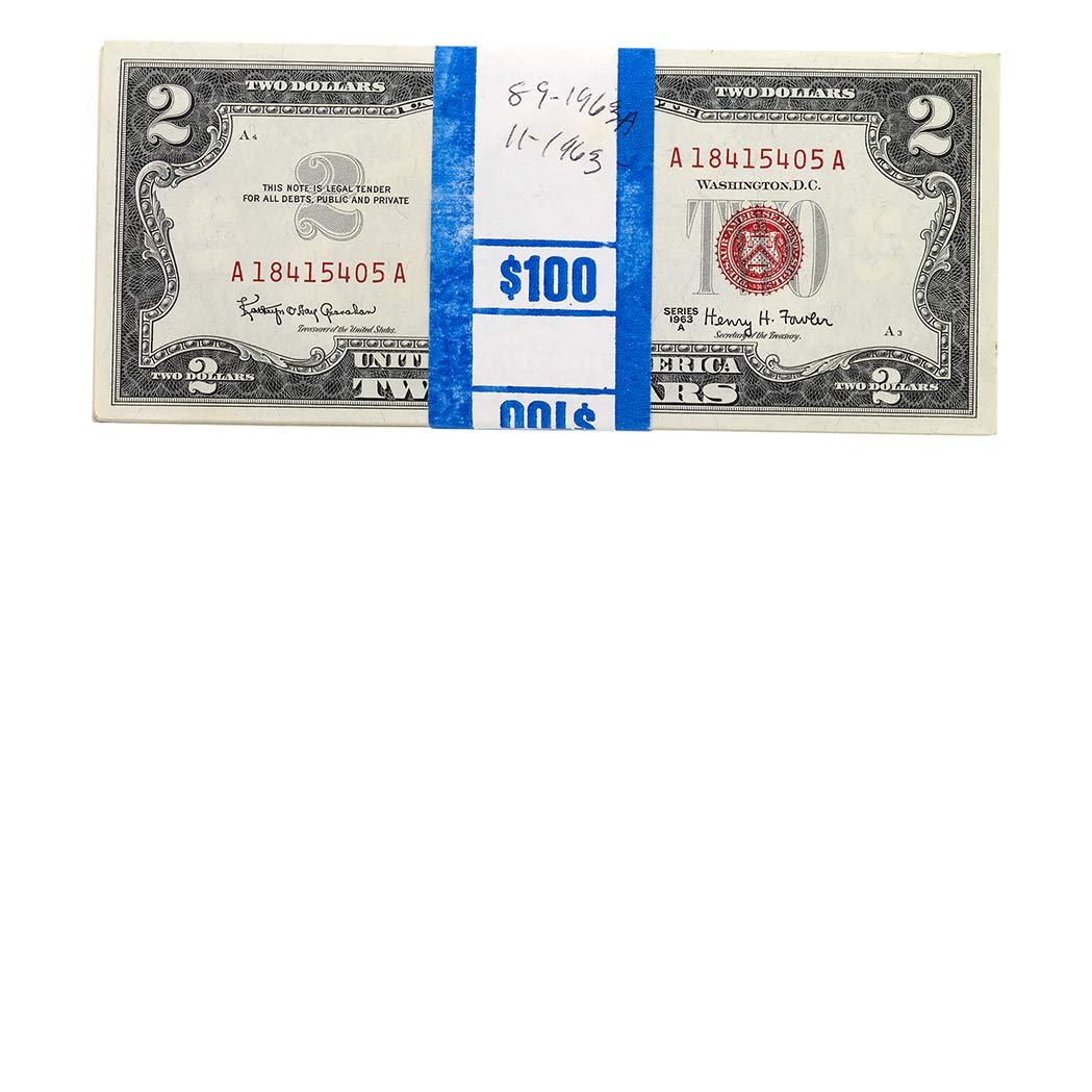 Appraisal: A Legal Tender Notes Fr One hundred Uncirculated to Choice