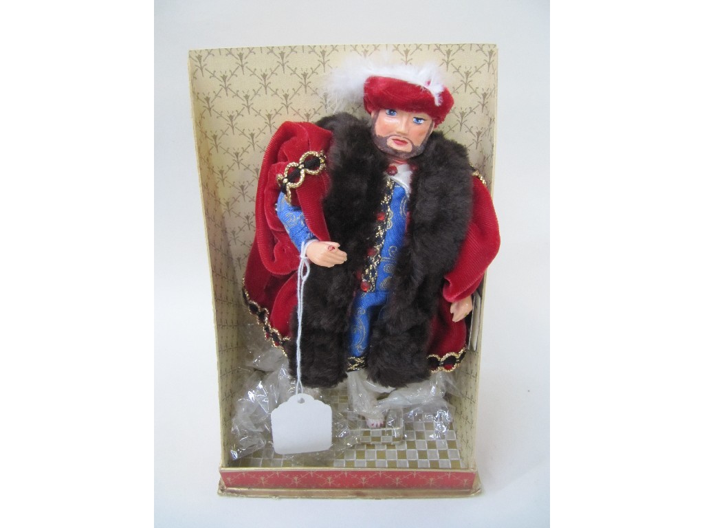 Appraisal: Set of Peggy Nisbet dolls - Henry VIII and his