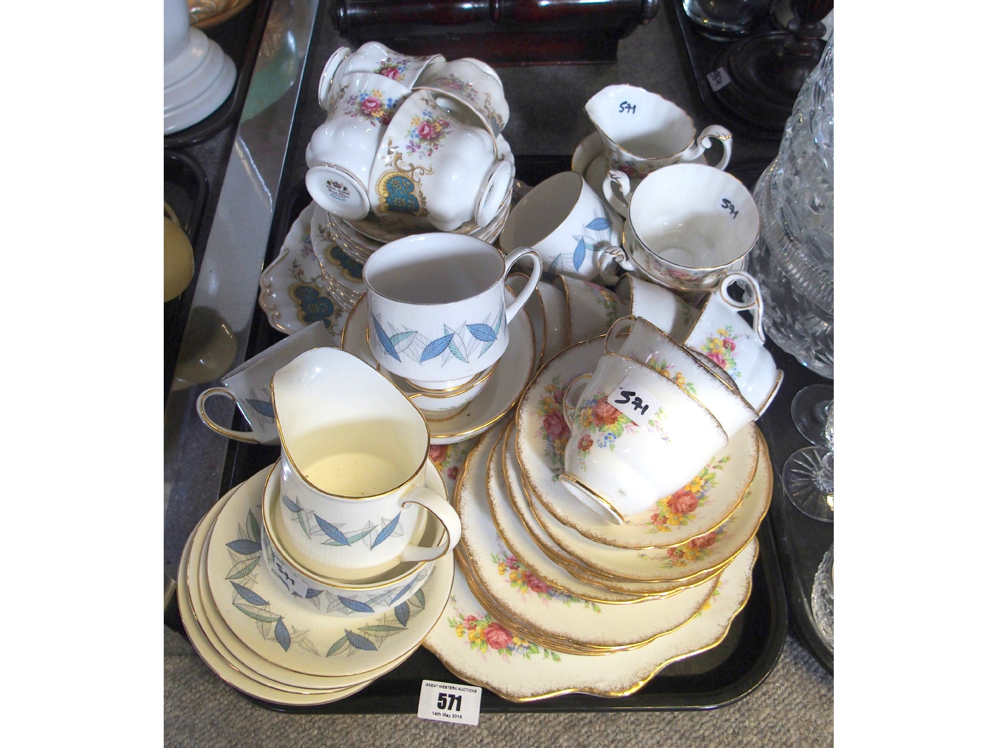 Appraisal: Assorted teawares including Royal Stafford Royal Albert 'Berkeley' etc