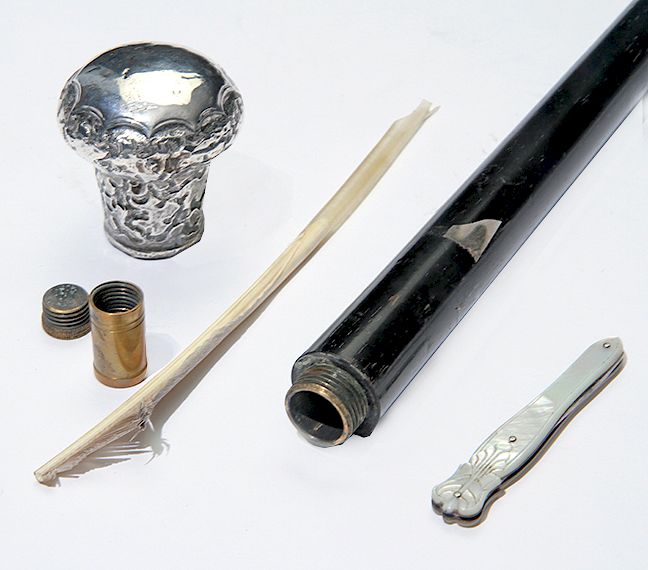 Appraisal: Scribe's Cane Exclusive on Bidsquare Ca - A silver artsand