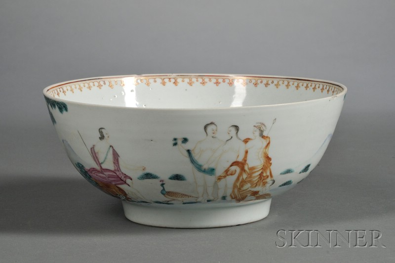 Appraisal: Chinese Export Judgment of Paris Porcelain Bowl late th century