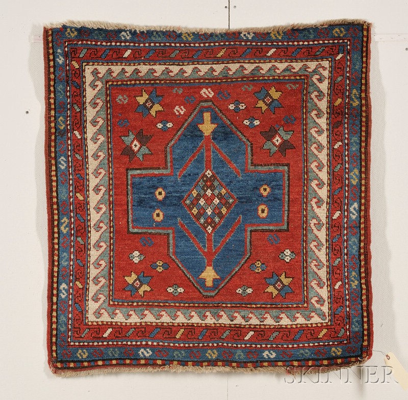 Appraisal: Kazak Rug Southwest Caucasus last quarter th century one end