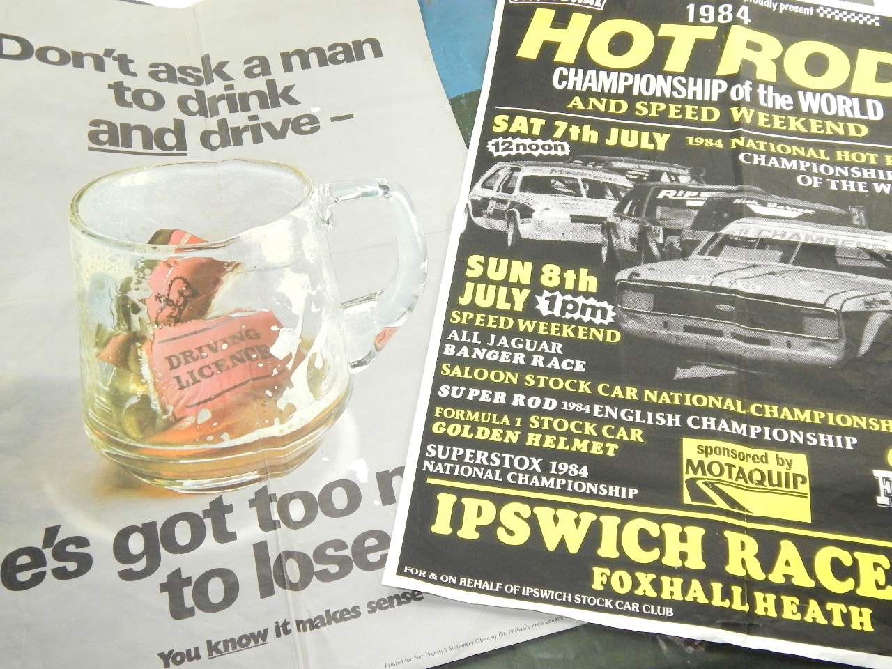 Appraisal: Posters National Hot Rod World Championship poster won by Lincolnshire