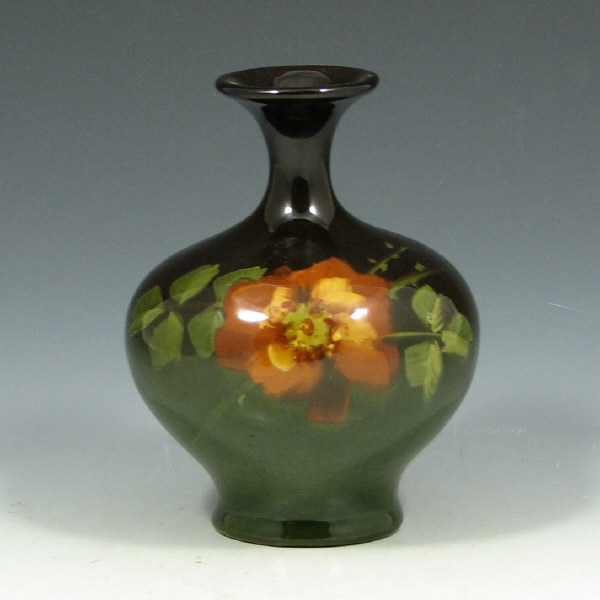 Appraisal: Standard Glaze Cabinet Vase Weller Louwelsa standard glaze floral cabinet