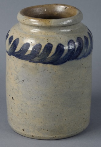 Appraisal: Stoneware Jar with LipCylindrical form with rounded shoulder and lip