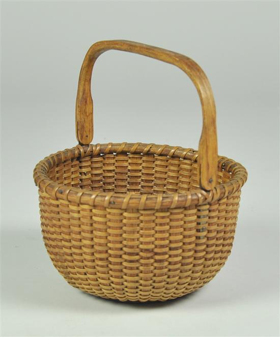 Appraisal: Boyer Nantucket Basket Circa Signed and labeled I was made