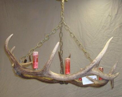 Appraisal: Light Antler Chandelier Dimensions x h