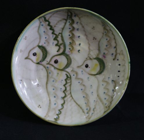 Appraisal: Arthur Boyd - Untitled painted and glazed ceramic bowl signed