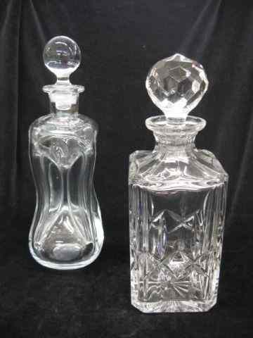 Appraisal: Crystal Decanters Atlantis pinched decor tallest ''