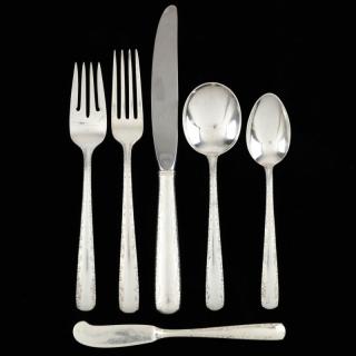 Appraisal: Gorham Camellia Sterling Silver Flatware Service pieces including knives in