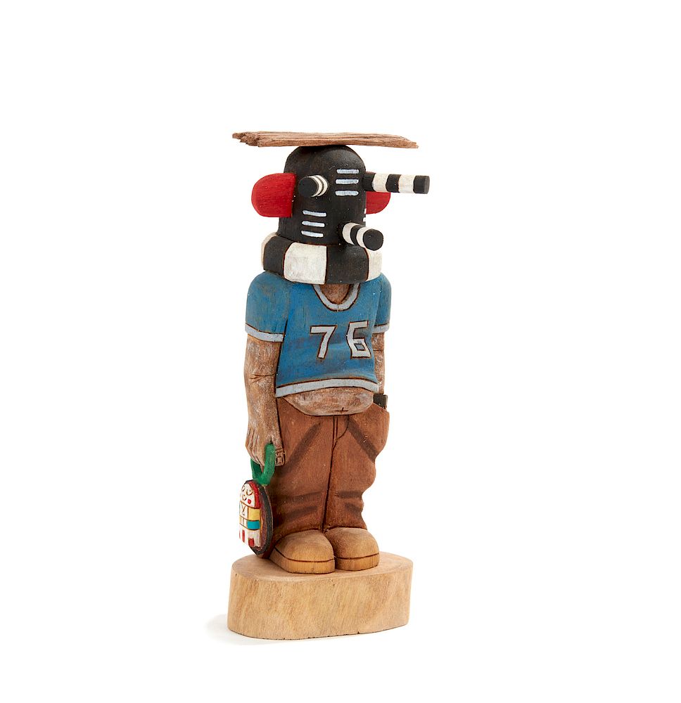 Appraisal: Hopi Mocking Kachina Kwikwilyaka Theron Shelton Hopi Mocking Kachina Kwikwilyaka