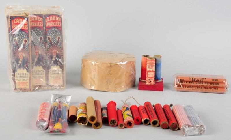 Appraisal: Lot of Firecrackers Includes big crackers sparklers chasers and others