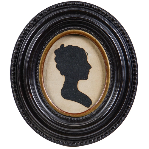 Appraisal: Attributed to Peale's Museum Philadelphia - Hollow cut Silhouette of