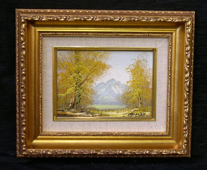 Appraisal: Henry Wentworth Alman American - Autumn Meadow The Rocky Mountains