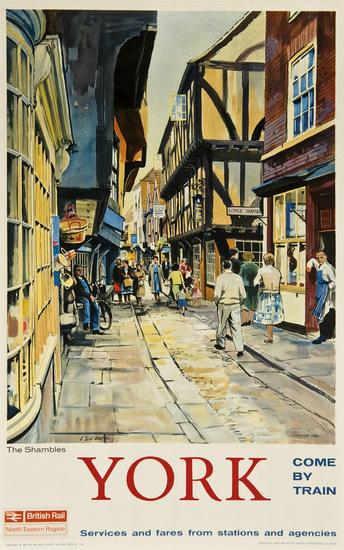 Appraisal: CARR-LINFORD AlanYORK The Shambles British Railways lithograph in colours c