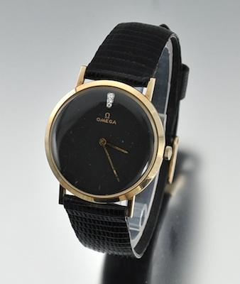 Appraisal: A Gentleman's Vintage k Gold Omega Wristwatch k yellow gold