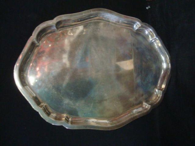 Appraisal: Sterling Nice Large Tray From an East th Street NYC