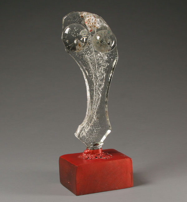 Appraisal: Vetreria Alfredo Barbini designed by Robert Willson glass nude Slumped