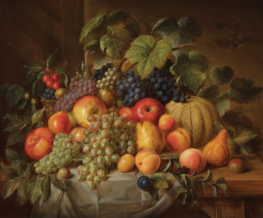 Appraisal: Charles Winfield Tice American New York - Fruit Piece oil