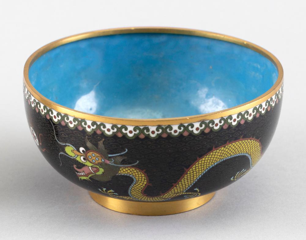 Appraisal: CHINESE CLOISONN ENAMEL BOWL EARLY TH CENTURY HEIGHT DIAMETER CHINESE