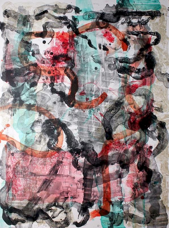 Appraisal: Ed Moses Abstraction III Ed Moses Abstraction III - Lithograph