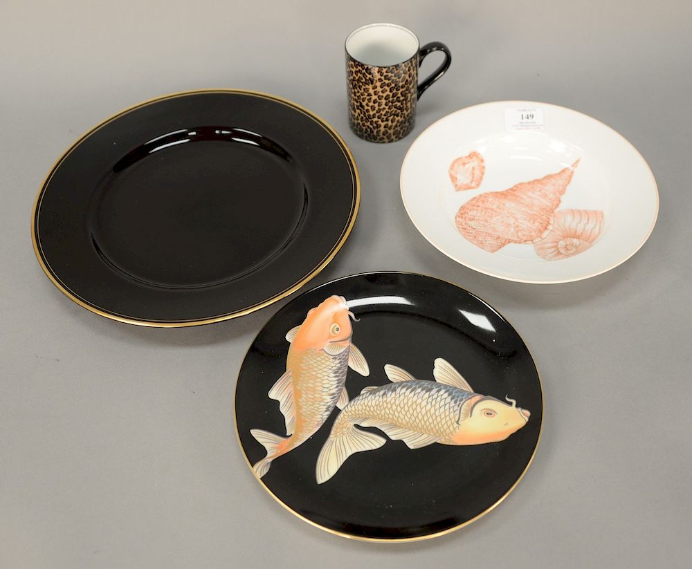 Appraisal: Fitz and Floyd porcelain dinner partial sets to include Coquille