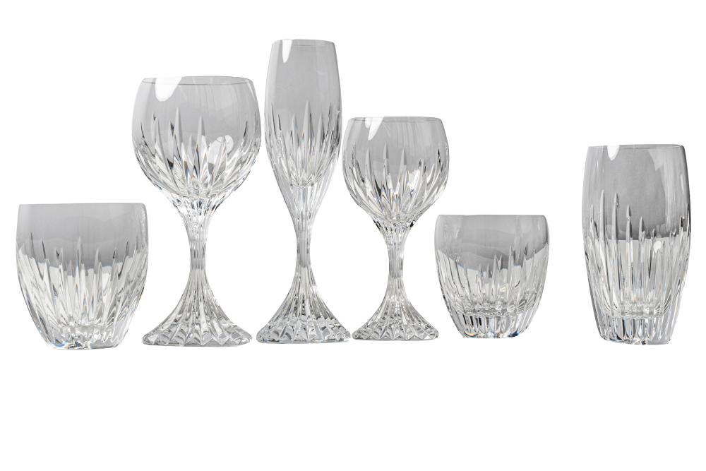 Appraisal: BACCARAT CRYSTAL DRINKS SERVICE'Massena' pattern maker's mark to underside further