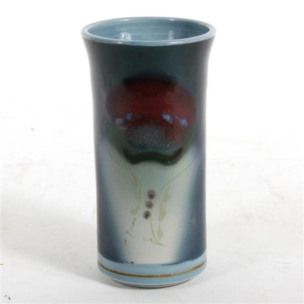 Appraisal: ALAN G VIGLAND AMERICAN - AMERICAN STUDIO POTTERY VASE WITH