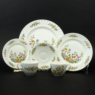 Appraisal: Fifty Three Piece Set of Aynsley Cottage Garden Dinnerware Fifty