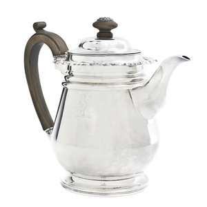 Appraisal: A George III Silver-Plate Coffee Pot Matthew Boulton Birmingham Late